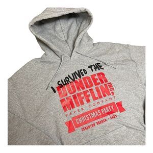 The Office Adult M Survived Christmas Party Dunder Mifflin Show Holiday Scranton